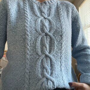 Vintage light blue sweater